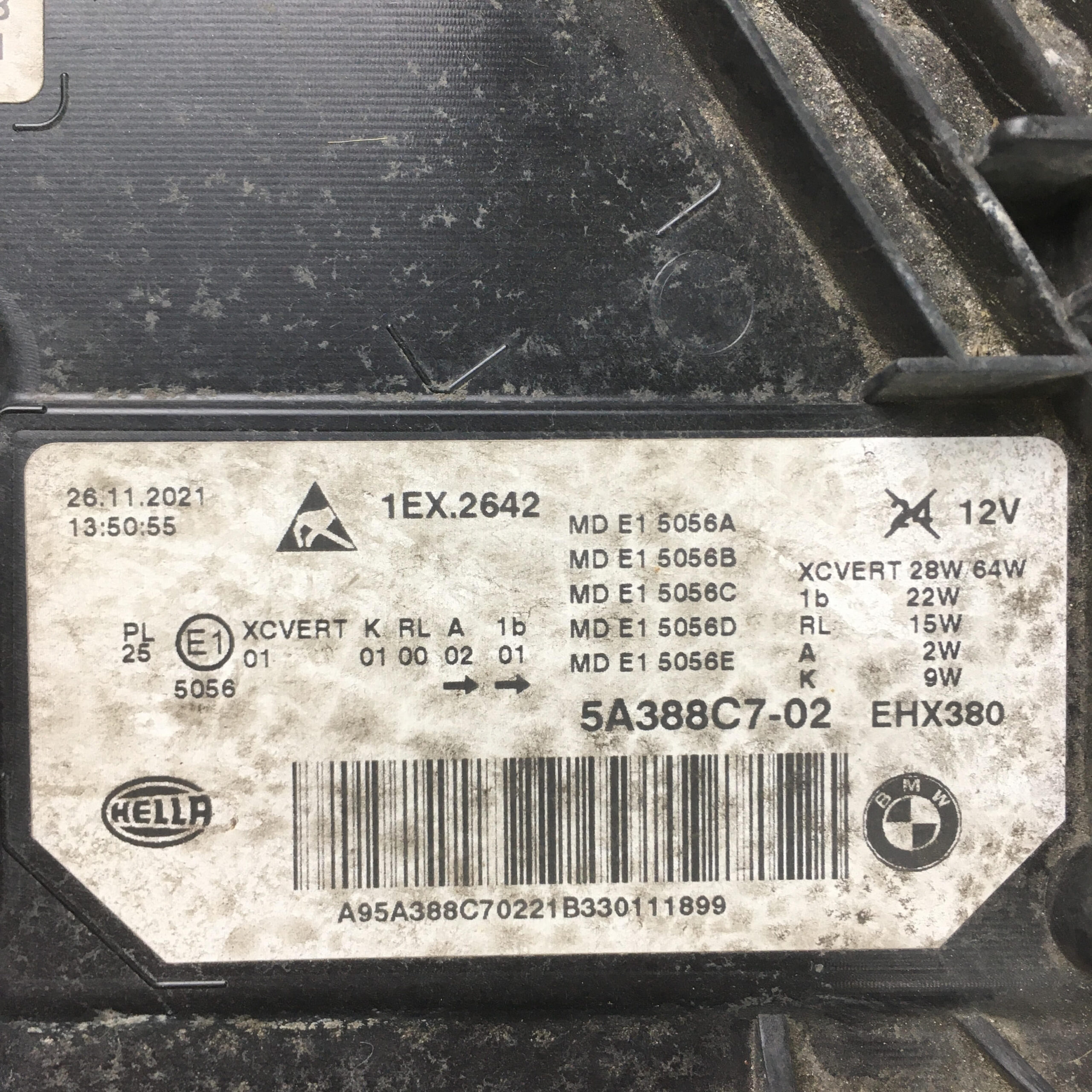 BMW 5시리즈 G30 후기형 헤드램프(운전석) 중고 — 품번 5A388C7-02 호환 연식·가격 정리